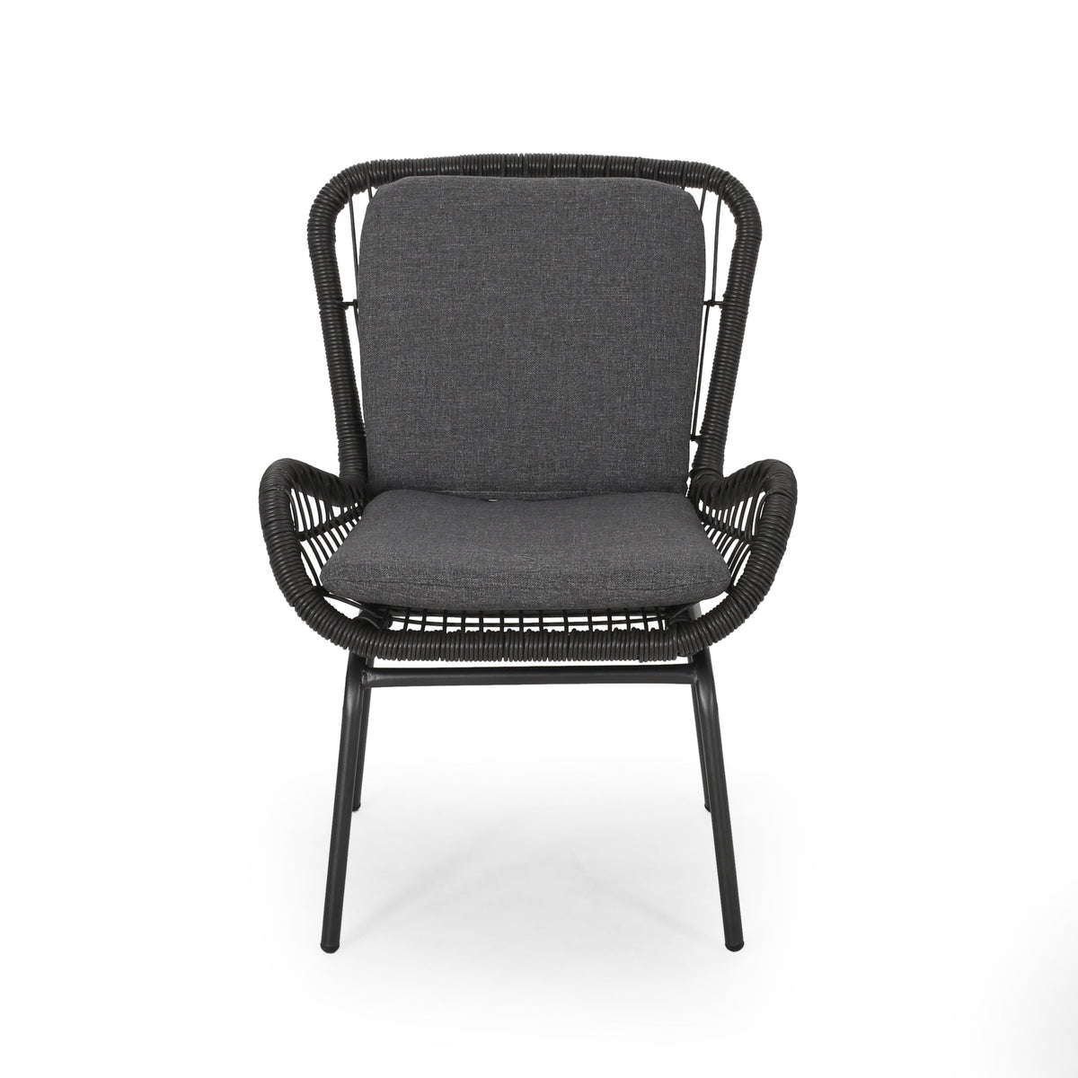 Mccaskill Patio Chair with Cushions (Set of 2)