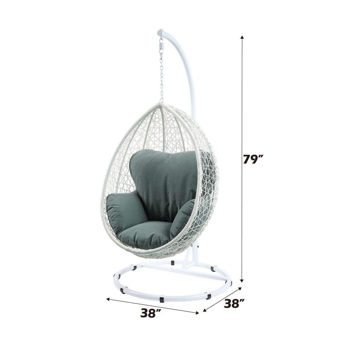 Simona - Patio Swing Chair with Stand
