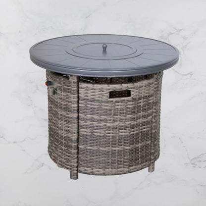 Outdoor Fire Pit Table With Lid