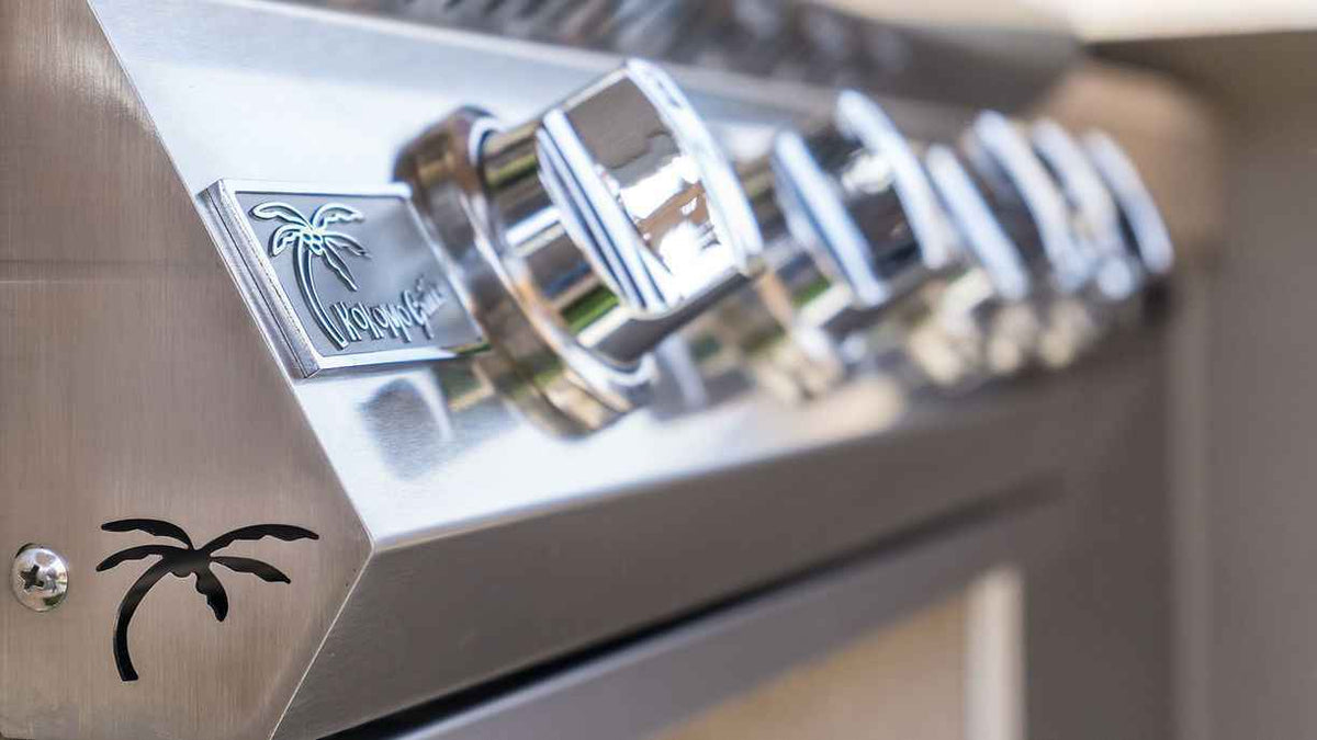 KoKoMo 32” Gas Grill with 4 Burners, Laser-Cut Grates & Back Burner