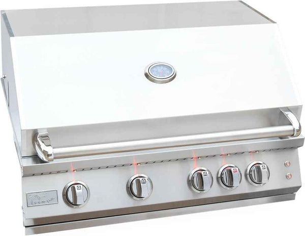 KoKoMo 32” Gas Grill with 4 Burners, Laser-Cut Grates & Back Burner