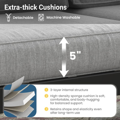 50" All-Weather Aluminum Patio Loveseat