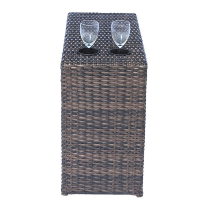 Stylish Wicker Patio Set Table