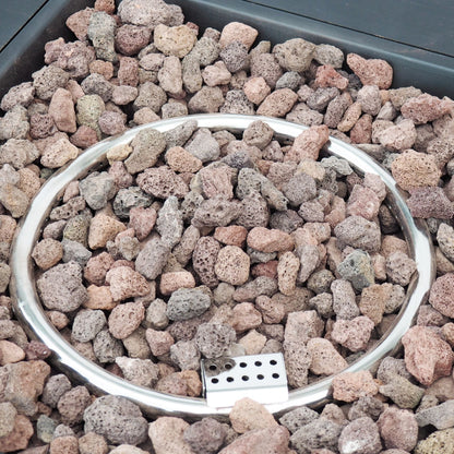 Alora 40-Inch 50K BTU Modern Outdoor Square Iron Backyard Patio Fire Pit (SAK31635)