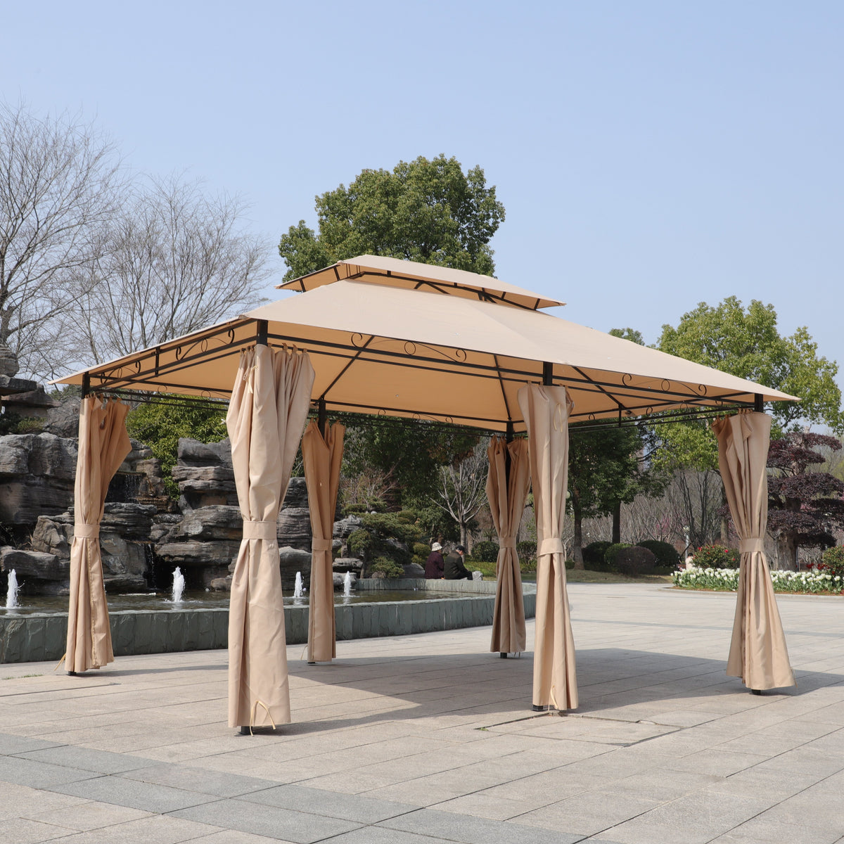 13x10 Outdoor Patio Gazebo Canopy Tent
