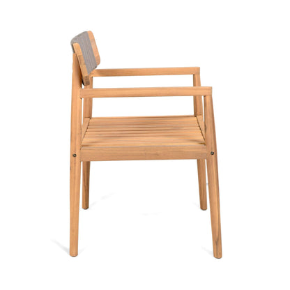 Alora Premium 5-Piece Acacia Wooden Outdoor Furniture Patio Set With Dining Chairs And Table (SAK70445)
