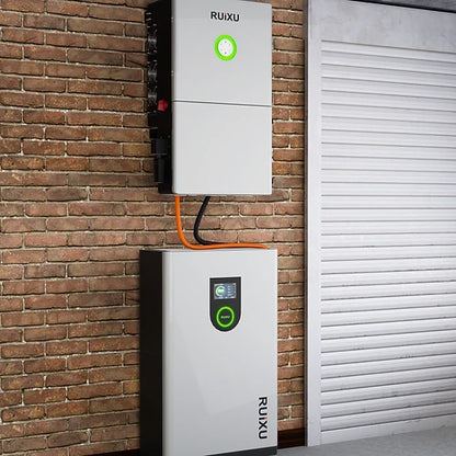RUiXU RX-12K Hybrid Inverter | 12kW 120/240V Split Phase | Whole Home Backup | 4 MPPT | Off-Grid, Grid-Tie, and Generator-Ready