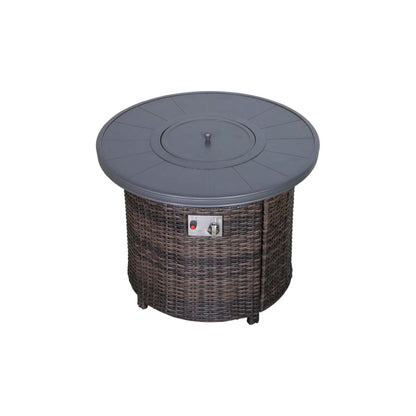 Outdoor Fire Pit Table With Lid