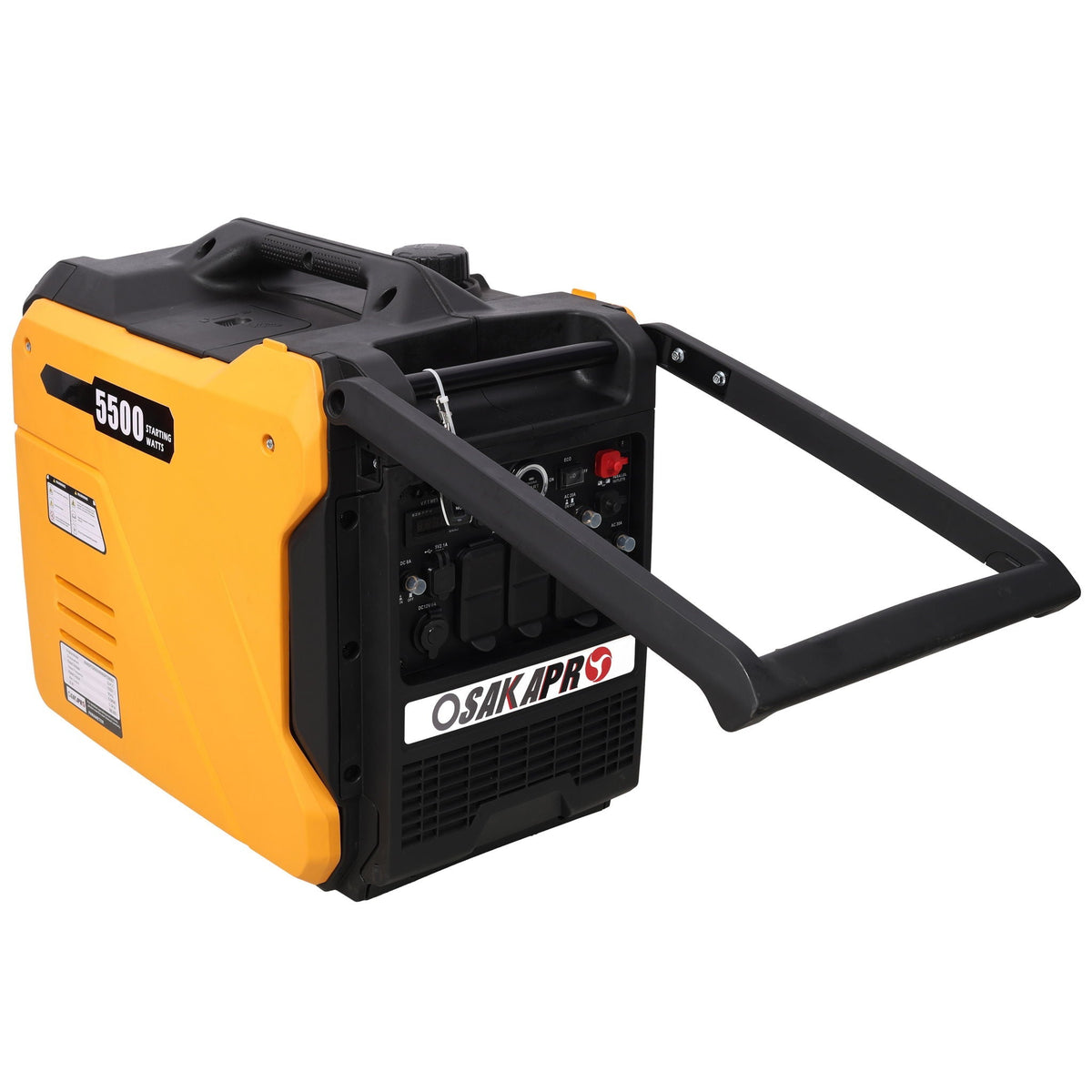 Super Quiet Inverter Generator 5.5Kw Portable Electric & Remote Start - Black