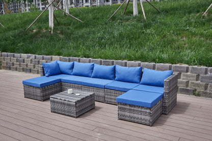 Patio Sofa With Cushions