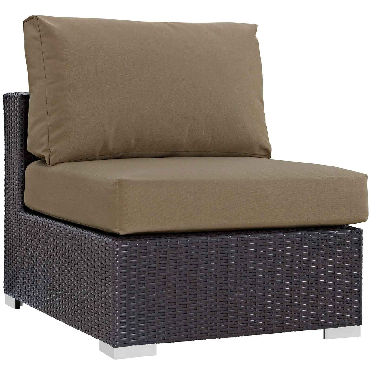 Patio Elegance Outdoor Sectional Set - 10-Piece Convene Lounge Set by Modway
