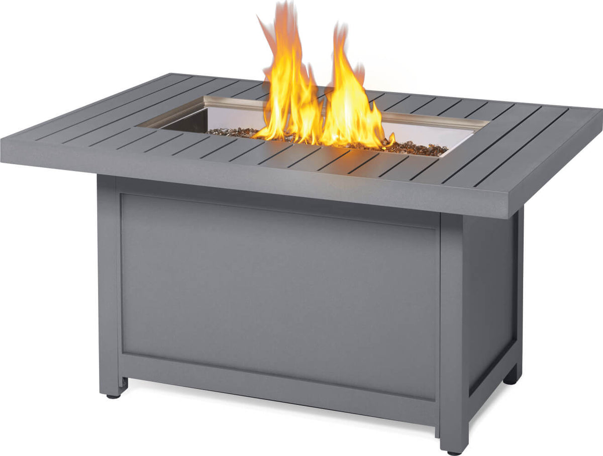 Patioflame Table - Patio Elegance Hamptons Rectangle Fire Table