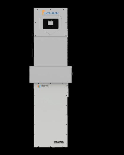 Sol-Ark 15K-2P + (2) Discover Helios 16kWh Batteries | 32kWh Whole-Home Backup Power Bundle