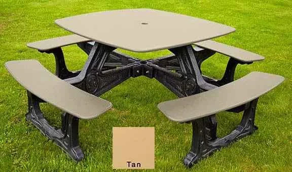 Bistro Outdoor Dining Table – 8 Seat Made from Recycled Plastic