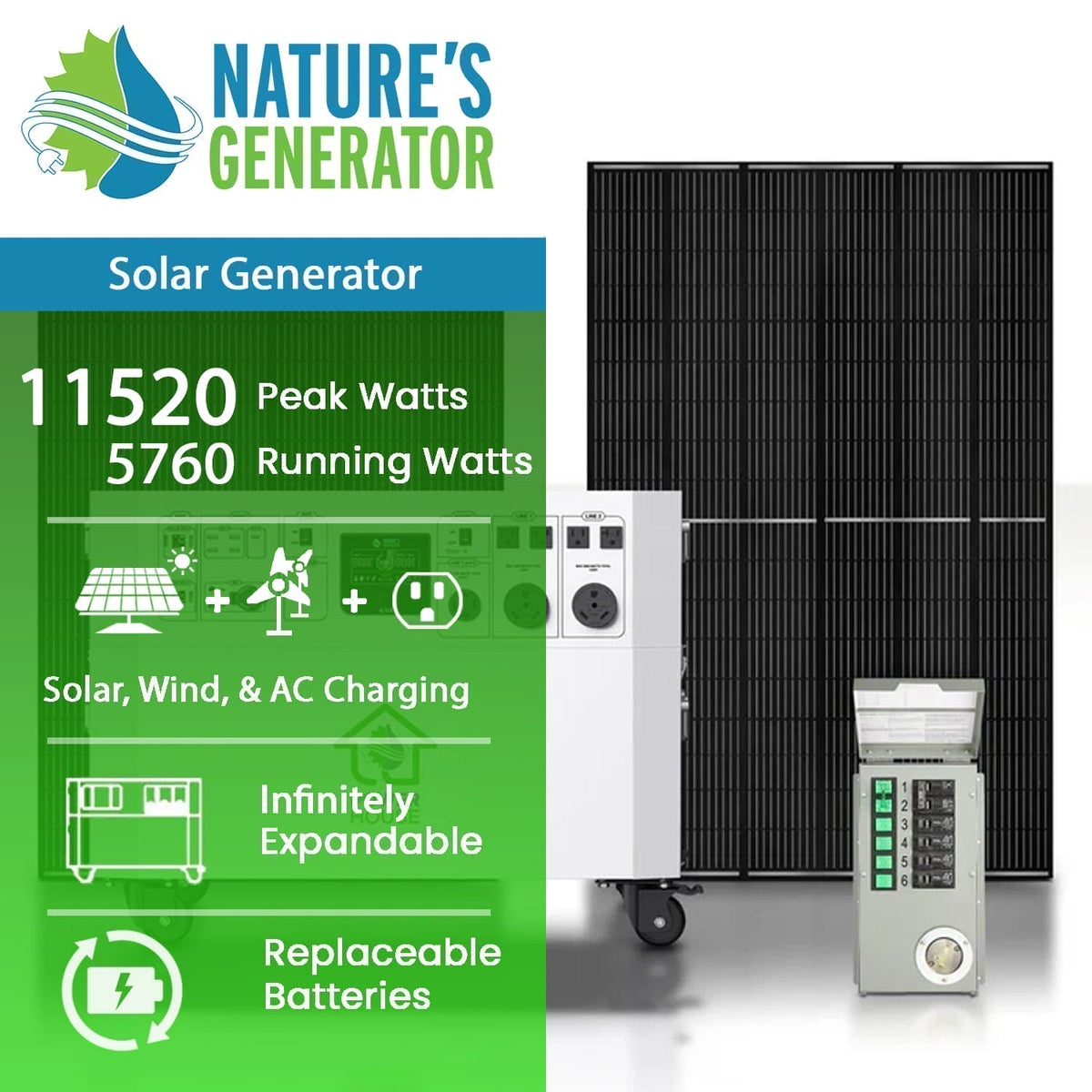 Nature's Generator Powerhouse Gold PE System