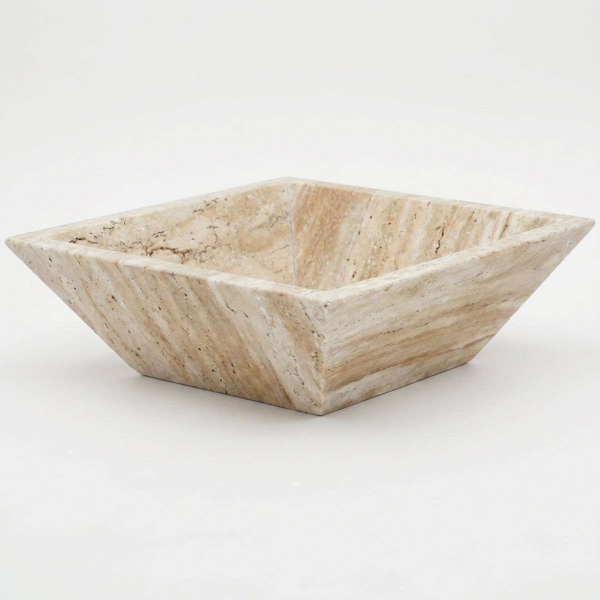 Patara Beige Vein-cut Travertine Natural Stone Fire Pit