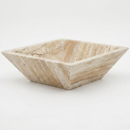 Patara Beige Vein-cut Travertine Natural Stone Fire Pit