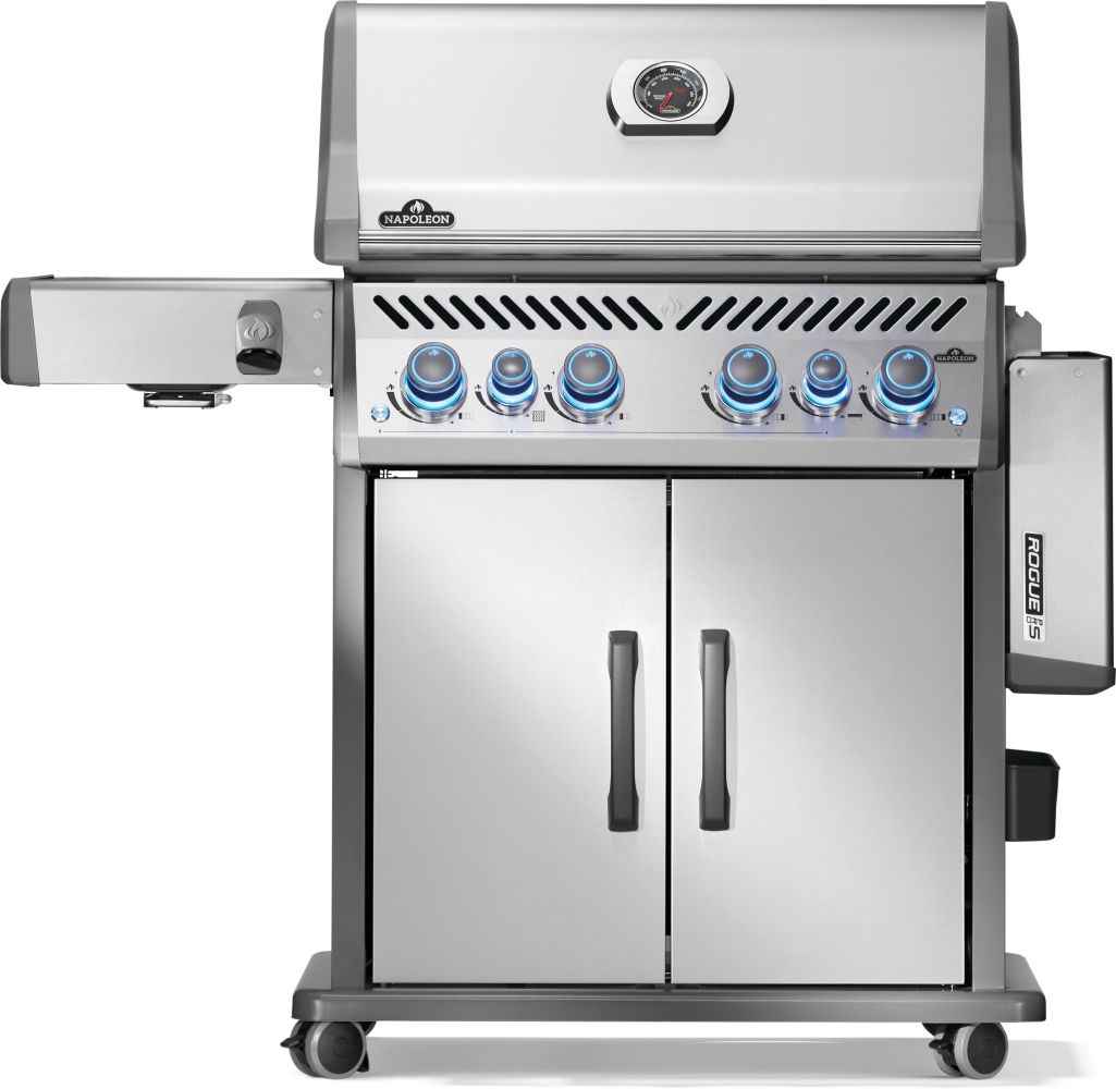 Patio Elegance Gas Grill Rogue PRO‑S 525 RSIB with Infrared Side and Rear Burners