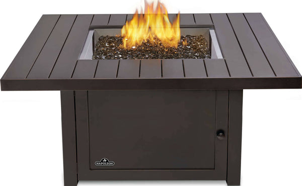 Patio Elegance St. Tropez Fire Table – Square Patioflame Table