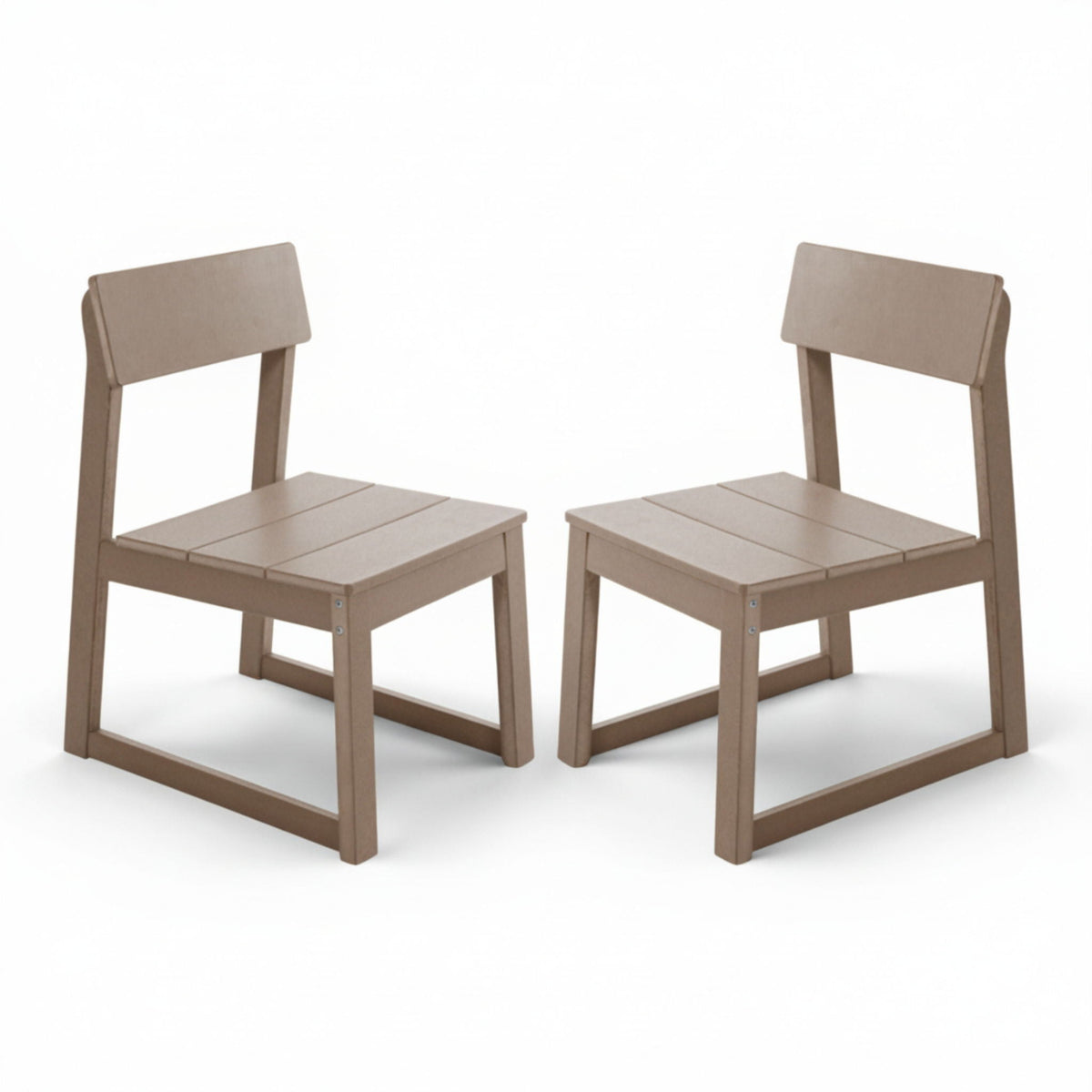 All Weather Patio Dining Chairs (Set of 2)