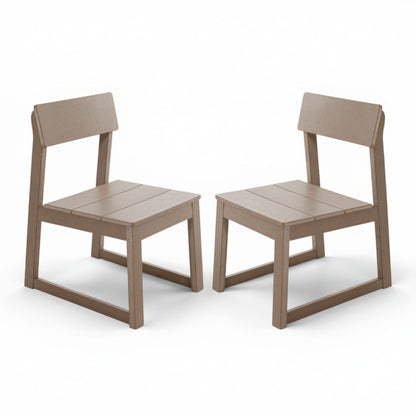 All Weather Patio Dining Chairs (Set of 2)