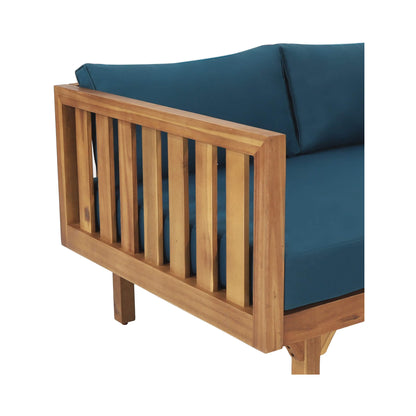 Alora 3-Seater Acacia Wood Daybed Sofa With Water-Resistant Cushions (SAK65773)