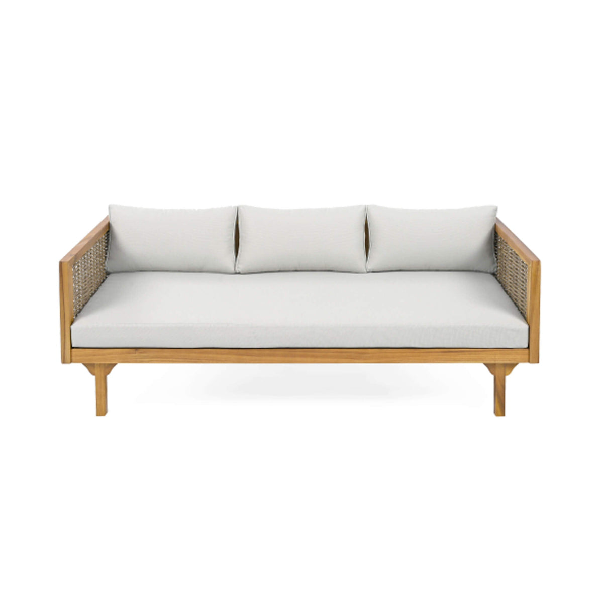 Alora 3-Seater Acacia Wood Daybed Sofa With Water-Resistant Cushions (SAK65773)