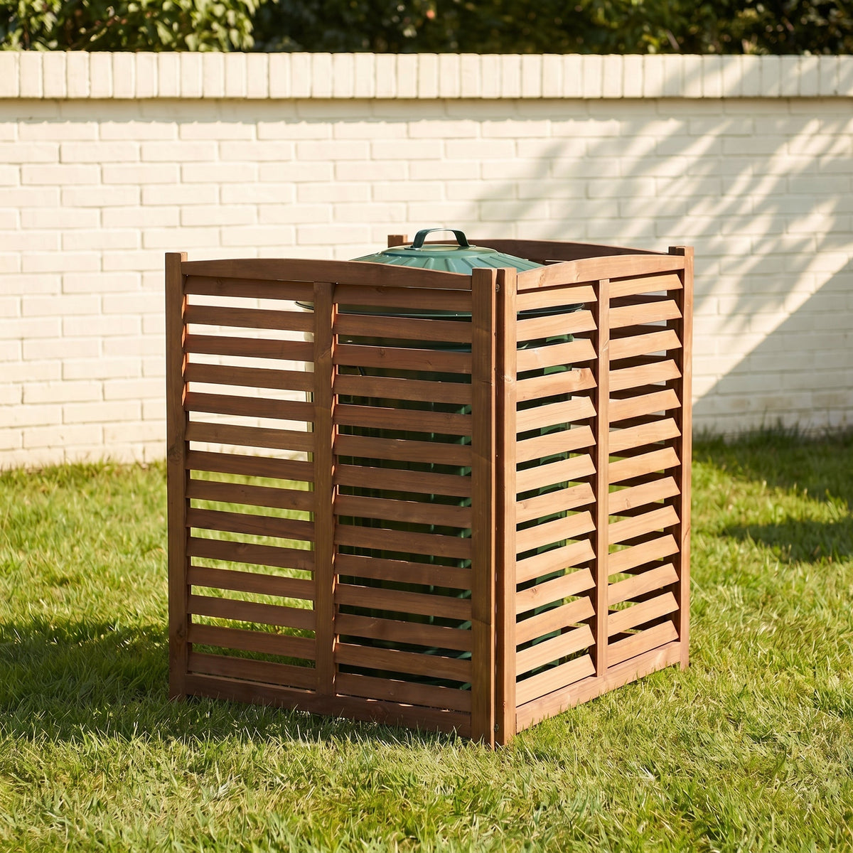 3-Panel Outdoor Air Conditioner Fence