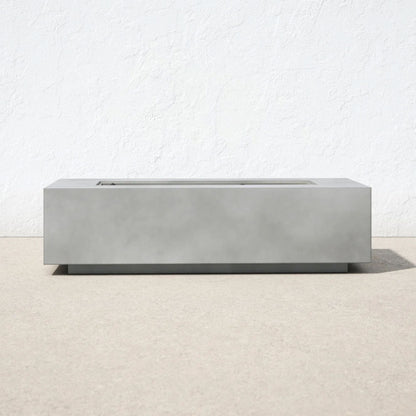 Modern Concrete Design Propane Outdoor Fire Pit Table
