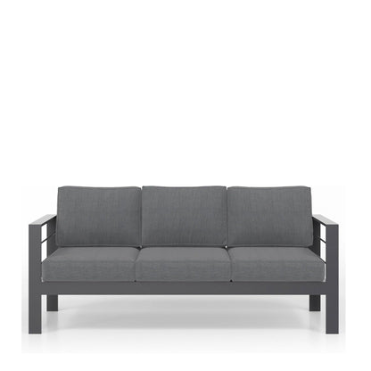 73" All-Weather Aluminum Patio Sofa