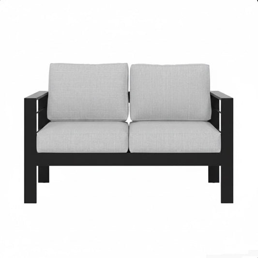 50" All-Weather Aluminum Patio Loveseat