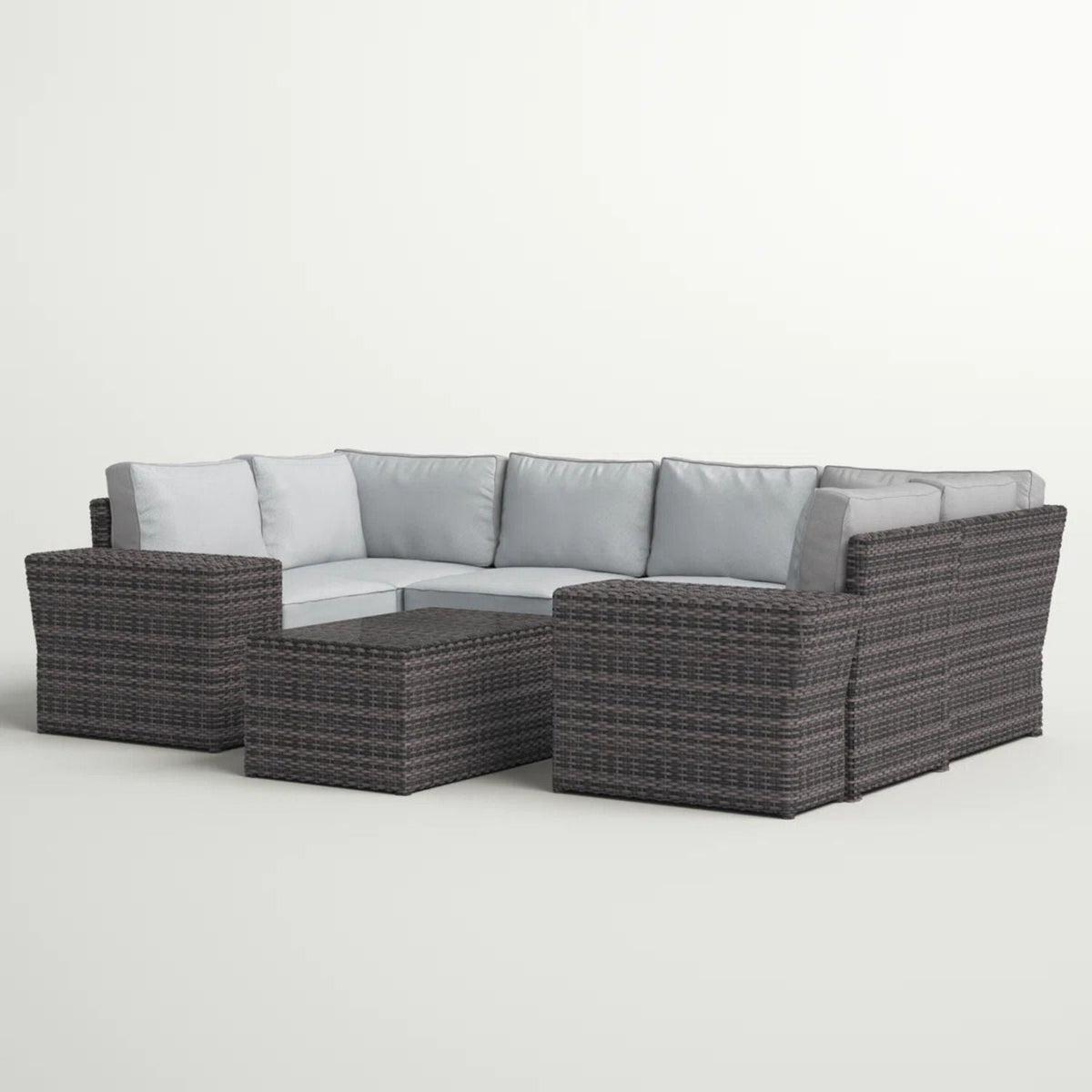 Stylish Wicker Patio Set Table