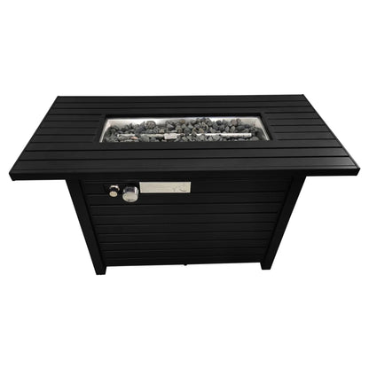Outdoor Fire Pit Table With Lid Fuel Versatility