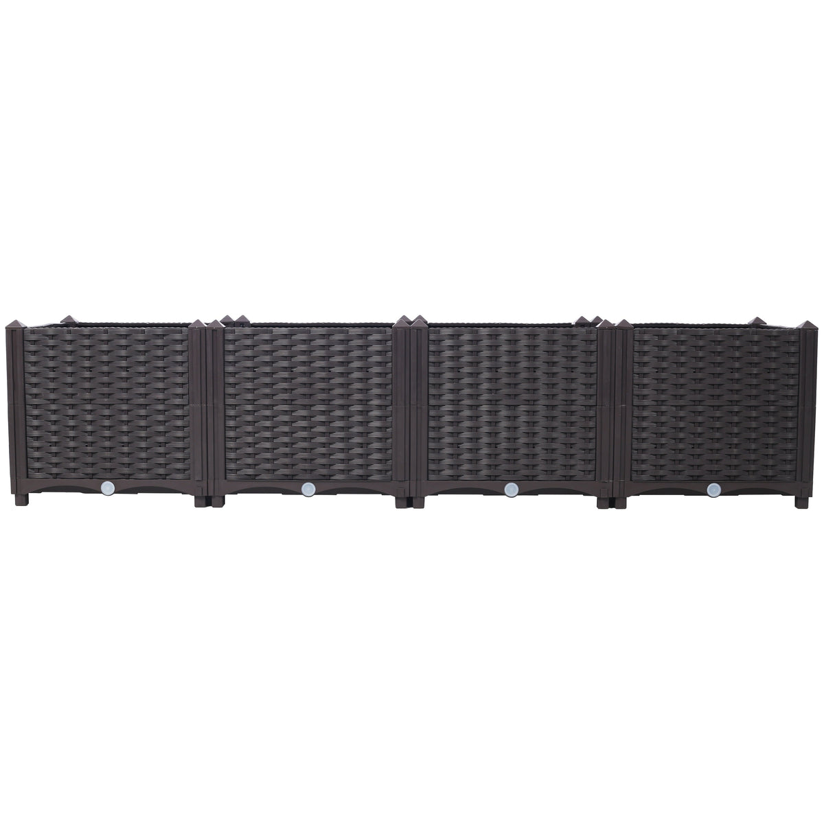 Deep Raised Garden Bed Plastic Planter Boxes