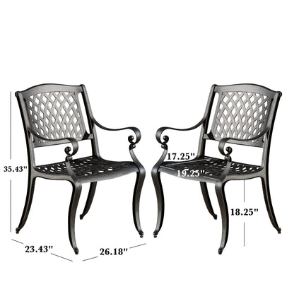 Cayman Arch Mesh I Chair Set of 2