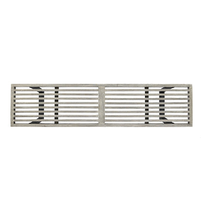 Metal/Solid Wood Outdoor Bench