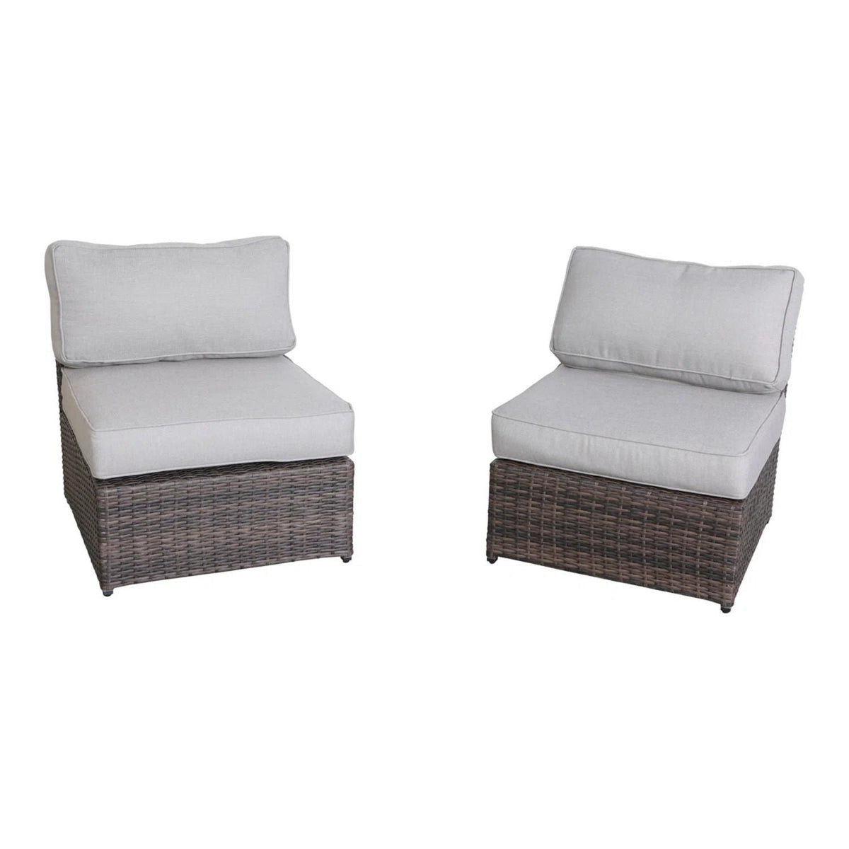 Stylish Modular Wicker Patio Seating Group