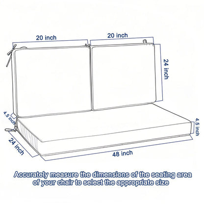 Outdoor Deep Seat Cushions for Patio Furniture