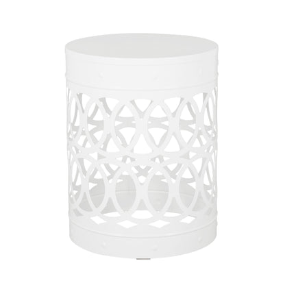 Outdoor Metal S/2 End Table