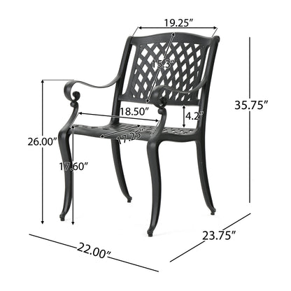 Cayman Arch Mesh I Chair Set of 2