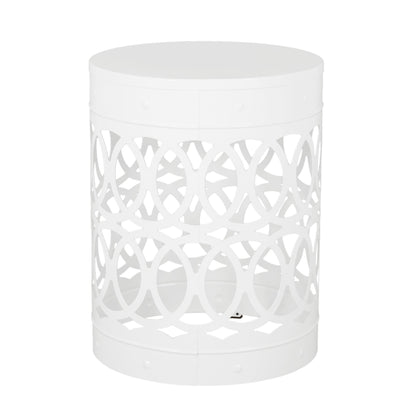 Outdoor Metal S/2 End Table