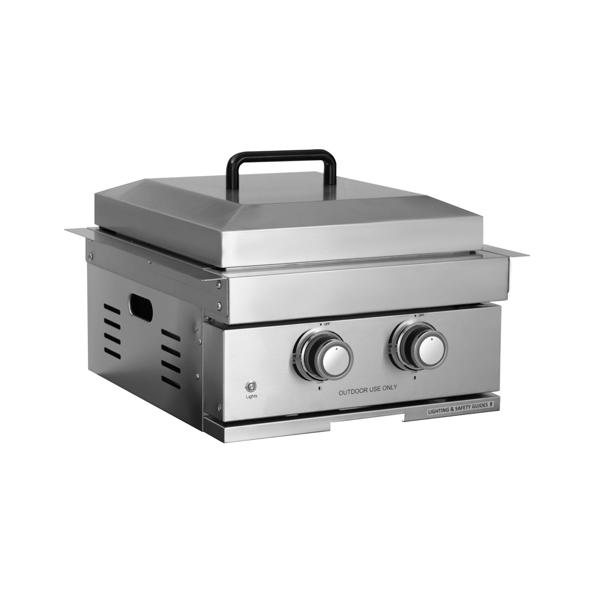 Premium Outdoor Kitchen With 32-Inch 60K BTU Built-In Stainless Steel LPG Gas Grill, Door And Drawer Combo And Stainless Steel Ice Box (SAK98661)