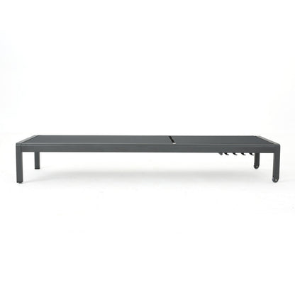 Cape Coral KD Chaise Lounge Grey (Set of 2)